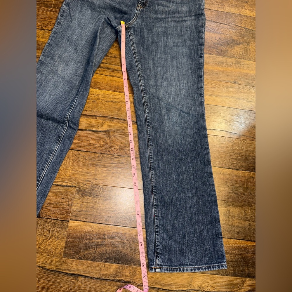 L.L. Bean Fleece Lined Jeans 1912 Favorite Fit Style Functional - Picture 3 of 8